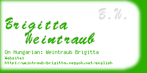 brigitta weintraub business card